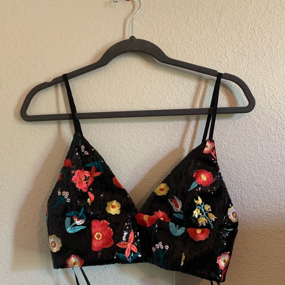 Forever 21 sequins bralette.